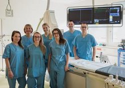 Das Team des Herzkatheterlabors Das Team des Herzkatheterlabors